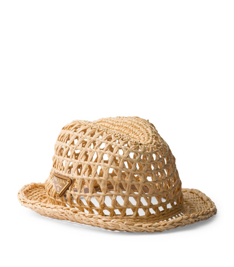 Prada Prada Crochet Fedora