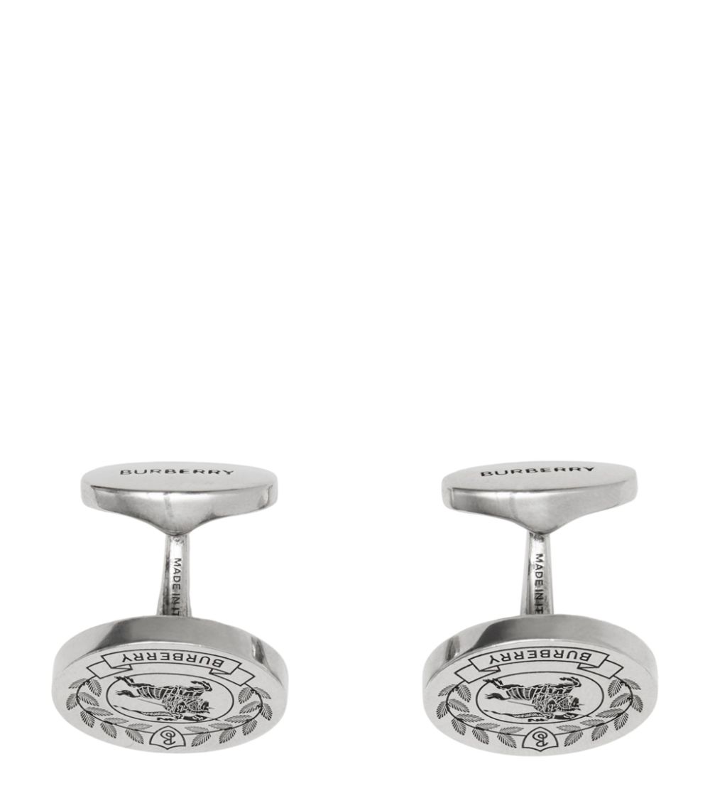 Burberry Burberry Palladium-Plated EKD Cufflinks