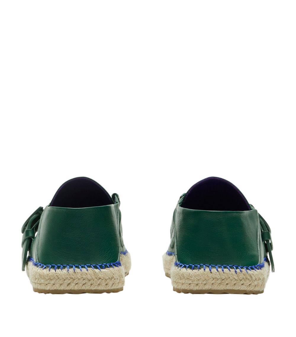 Burberry Burberry Leather Deck Espadrilles