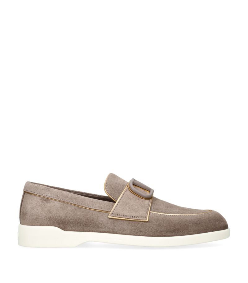 VALENTINO GARAVANI Valentino Garavani Suede Leisure Flow Loafers