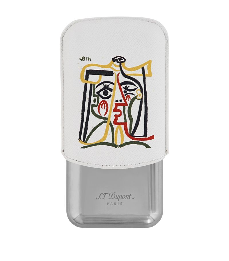 S.T. Dupont S.T. Dupont Metal-Calfskin Picasso Cigar Case