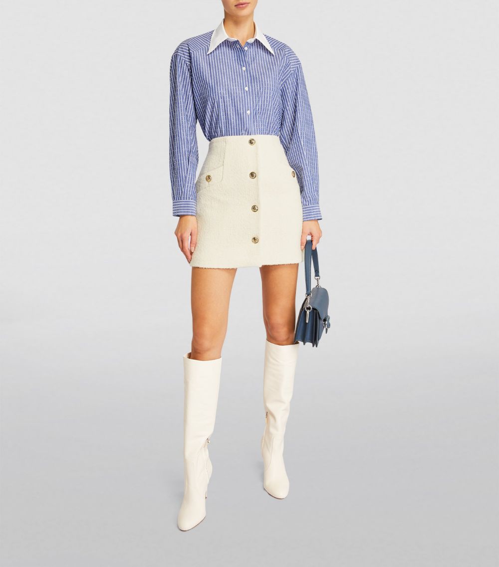  Sandro Bouclé Mini Skirt