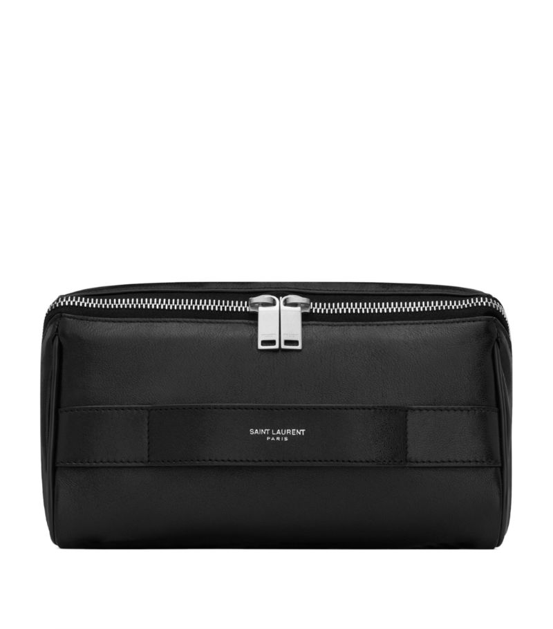 Saint Laurent Saint Laurent Leather Wash Bag