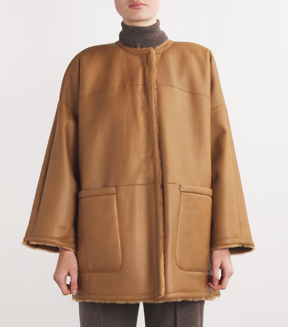 Max Mara Max Mara Shearling Reversible Jacket