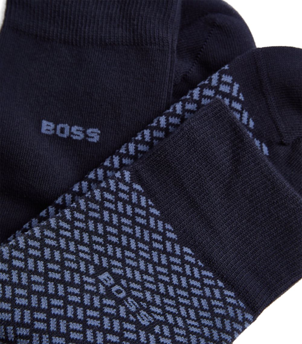 BOSS Boss Mini Cube Socks (Pack Of 2)