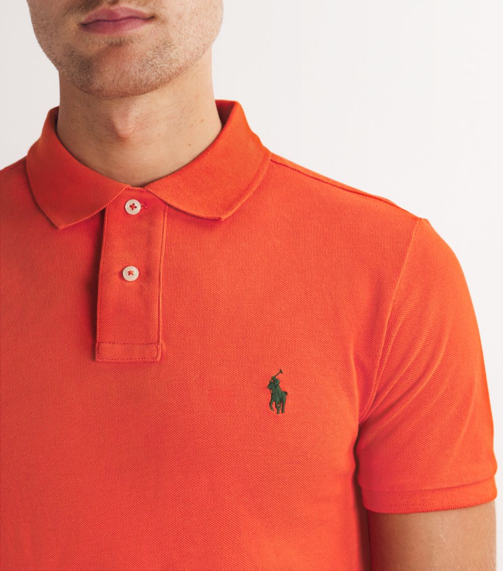 Polo Ralph Lauren Polo Ralph Lauren Cotton Mesh Slim-Fit Polo Shirt