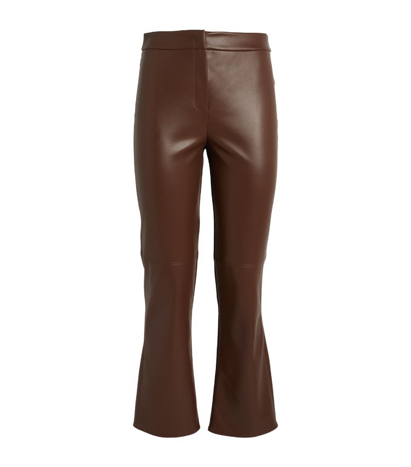 Max Mara Max Mara Faux Leather Tailored Trousers