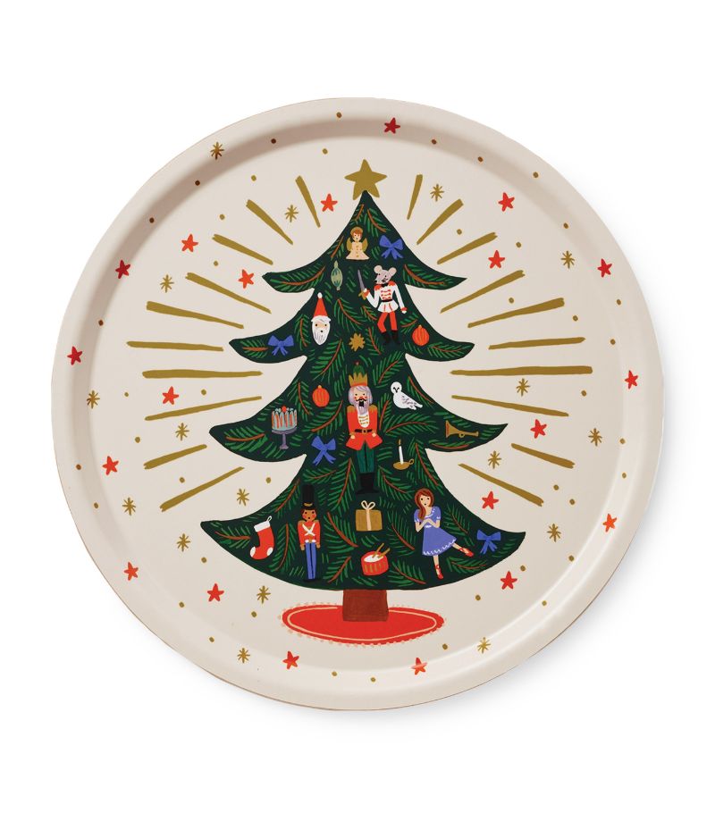 Rifle Paper Co. Rifle Paper Co. Holiday Tree Round Serving Tray (38cm)