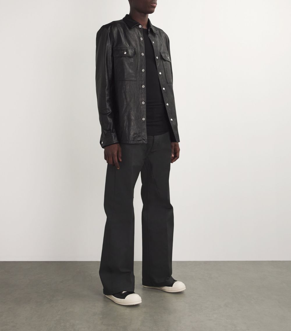 Rick Owens Rick Owens Waxed Geth Jeans