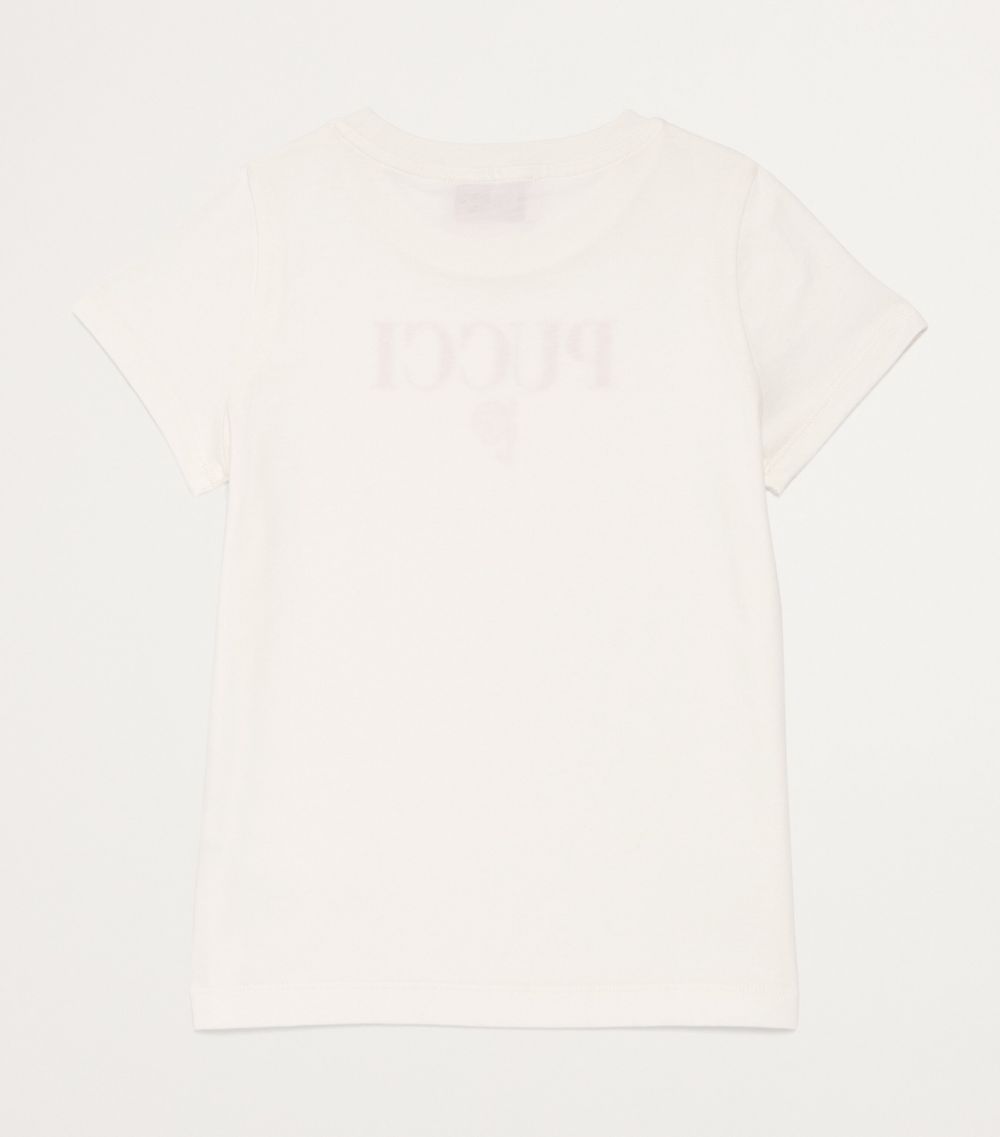 Pucci Junior Pucci Junior Cotton Logo T-Shirt (12-14 Years)