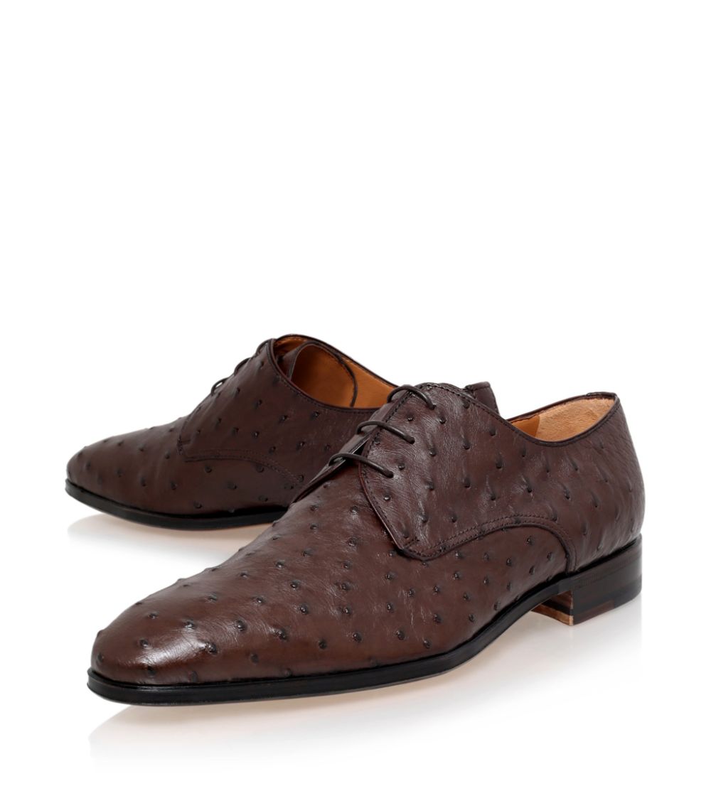 Stemar Stemar Ostrich Derby Shoes