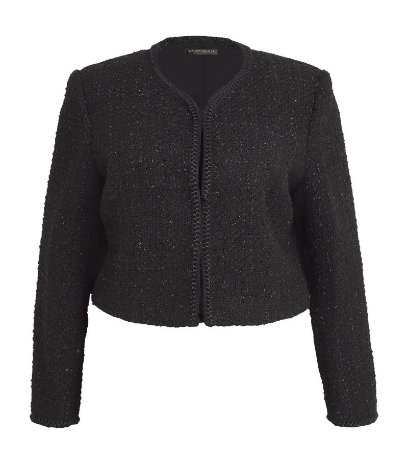 Marina Rinaldi Marina Rinaldi Metallic-Tweed Blazer