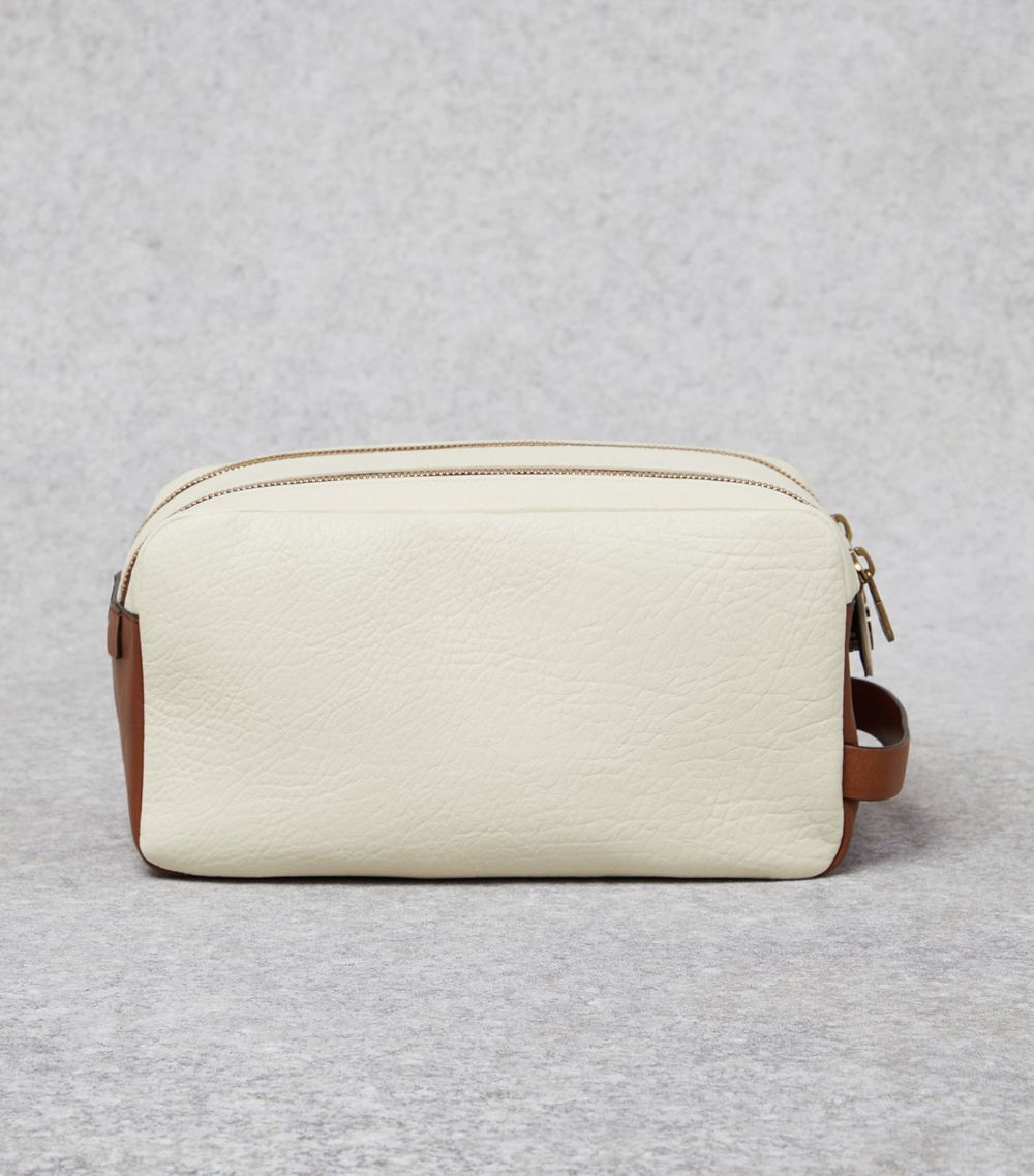 Brunello Cucinelli Brunello Cucinelli Grained Calfskin Wash Bag