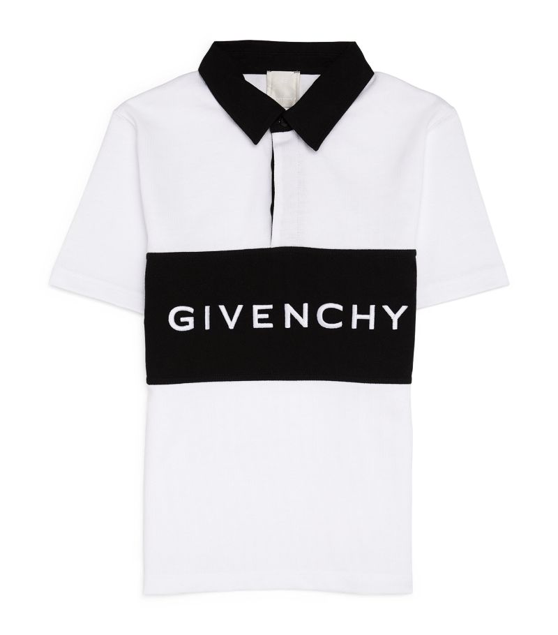 Givenchy Givenchy Kids Cotton Logo Polo Shirt (4-12+ Years)