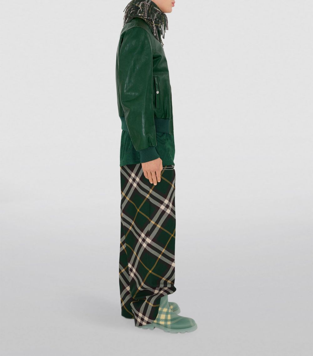 Burberry Burberry Wool Check Trousers