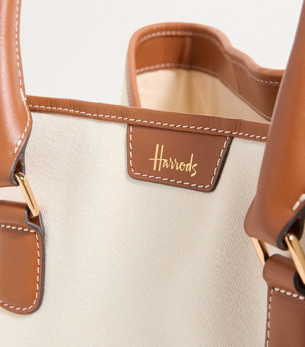 Harrods Harrods Large Canvas Slouchy Tote Bag