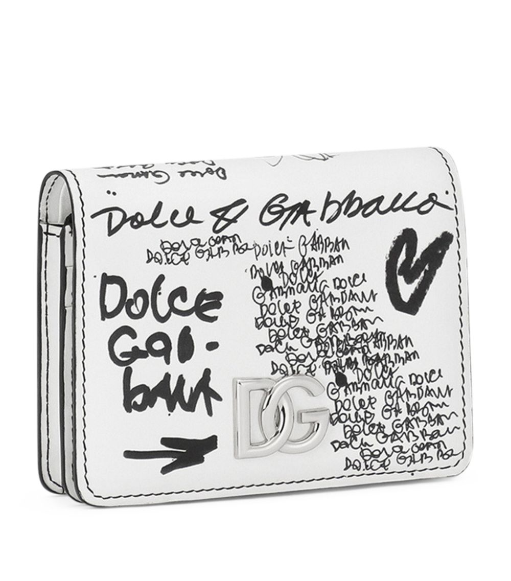 Dolce & Gabbana Dolce & Gabbana Graffiti Bifold Wallet