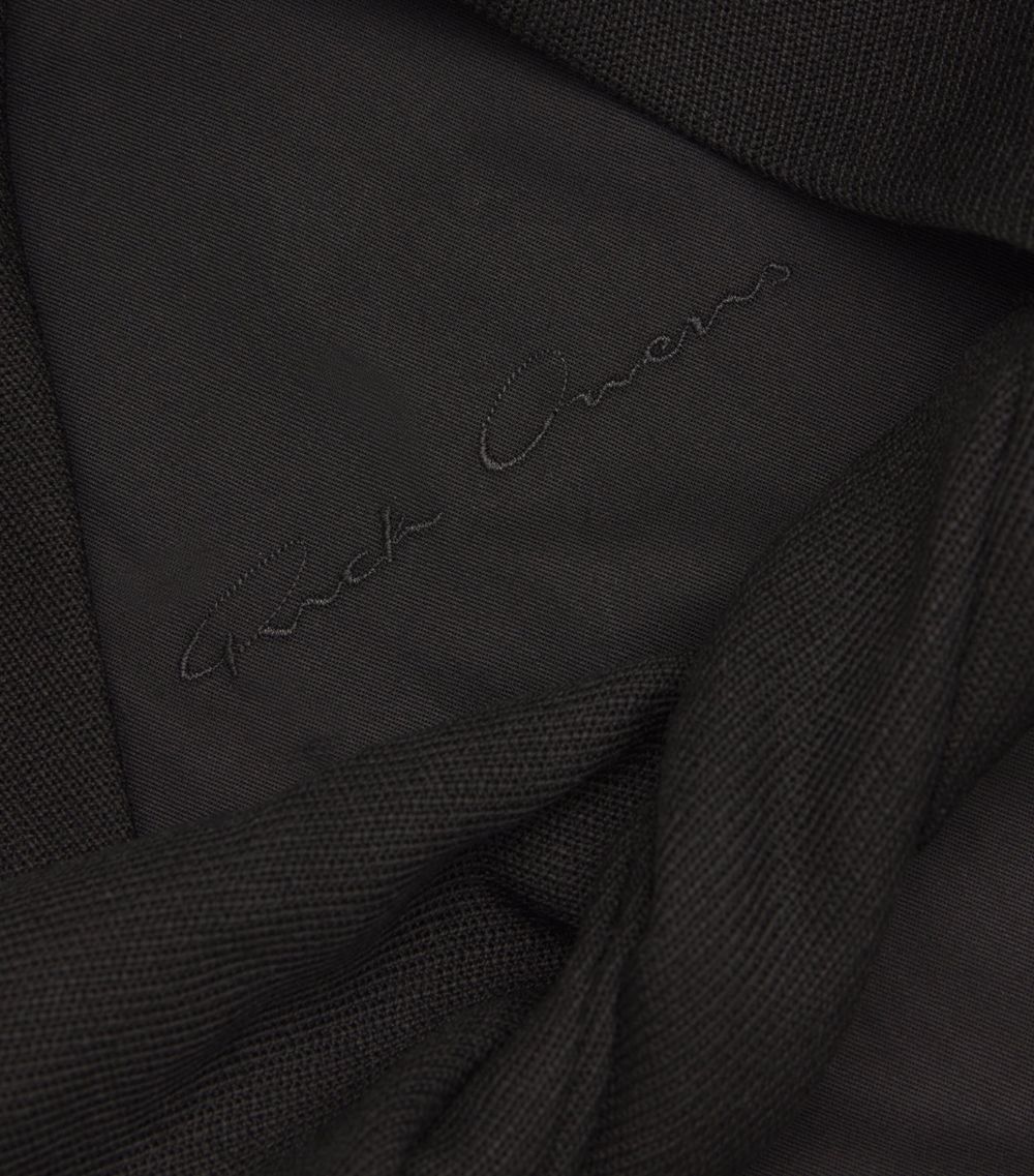 Rick Owens Rick Owens Wool Longline Cape