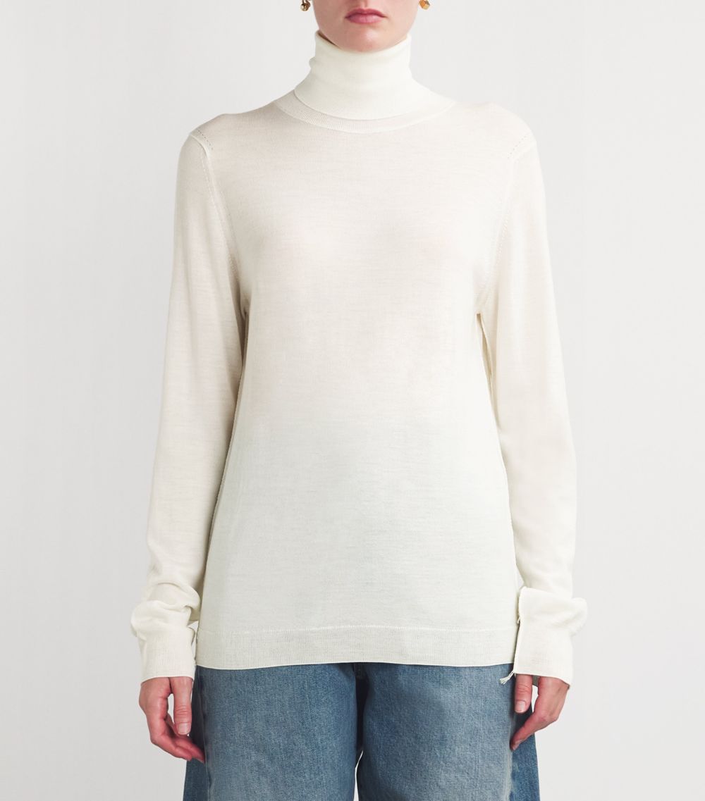 Maison Margiela Maison Margiela Wool High-Neck Sweater