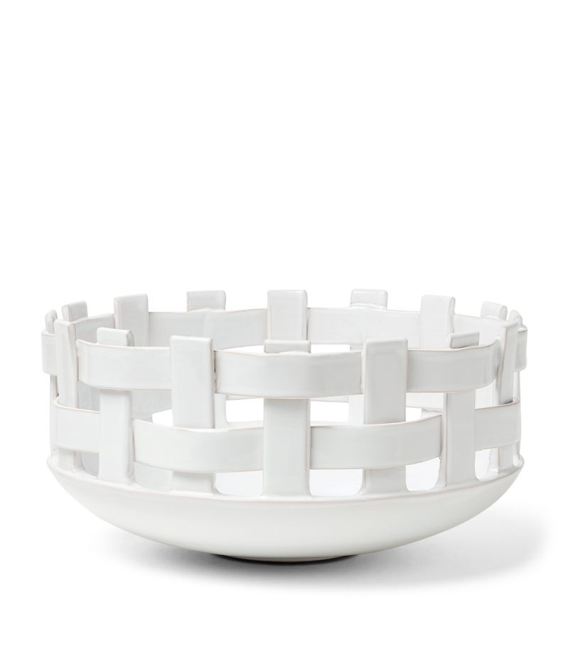 Brunello Cucinelli Brunello Cucinelli Ceramic Woven Bowl (13Cm)