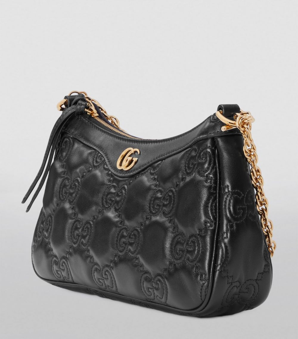 Gucci Gucci Leather Gg Matelassé Shoulder Bag