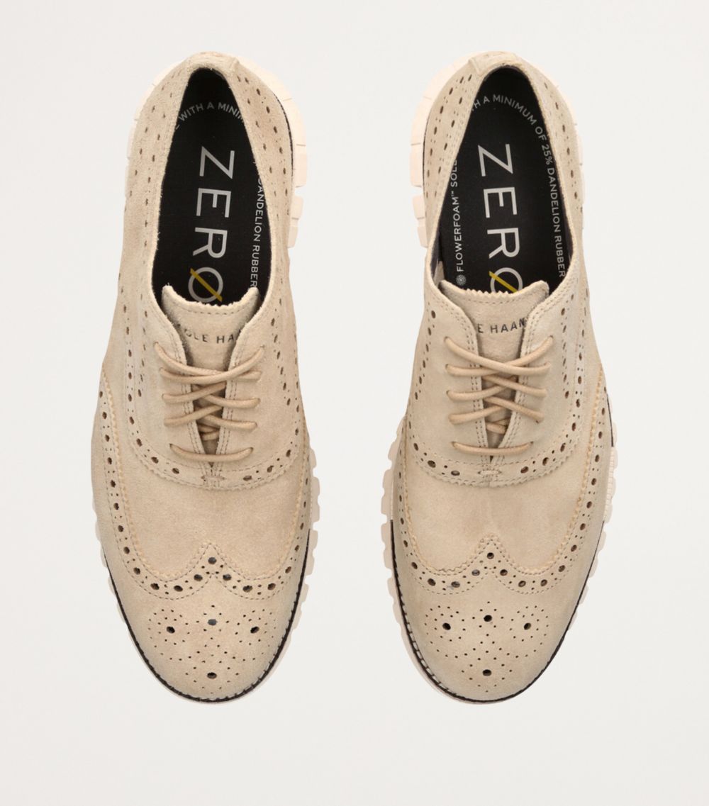 Cole Haan Cole Haan Suede Zerøgrand Remastered Wingtip Oxford Shoes