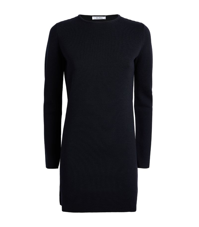 Max Mara Max Mara Virgin Wool Eridani Mini Dress