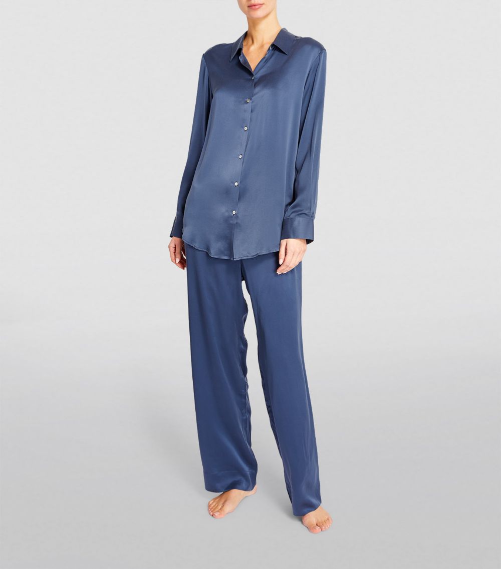 Asceno Asceno Silk London Pyjama Bottoms