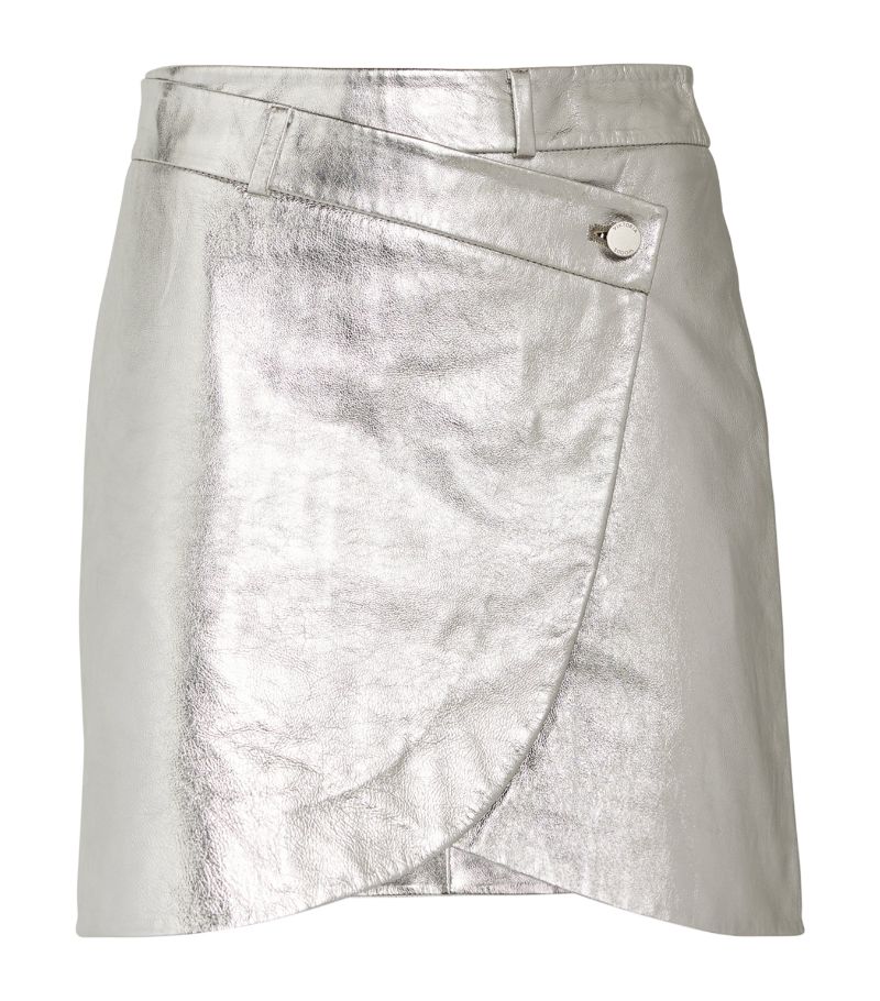 Viktoria & Woods Viktoria & Woods Metallic Moonwalk Mini Skirt