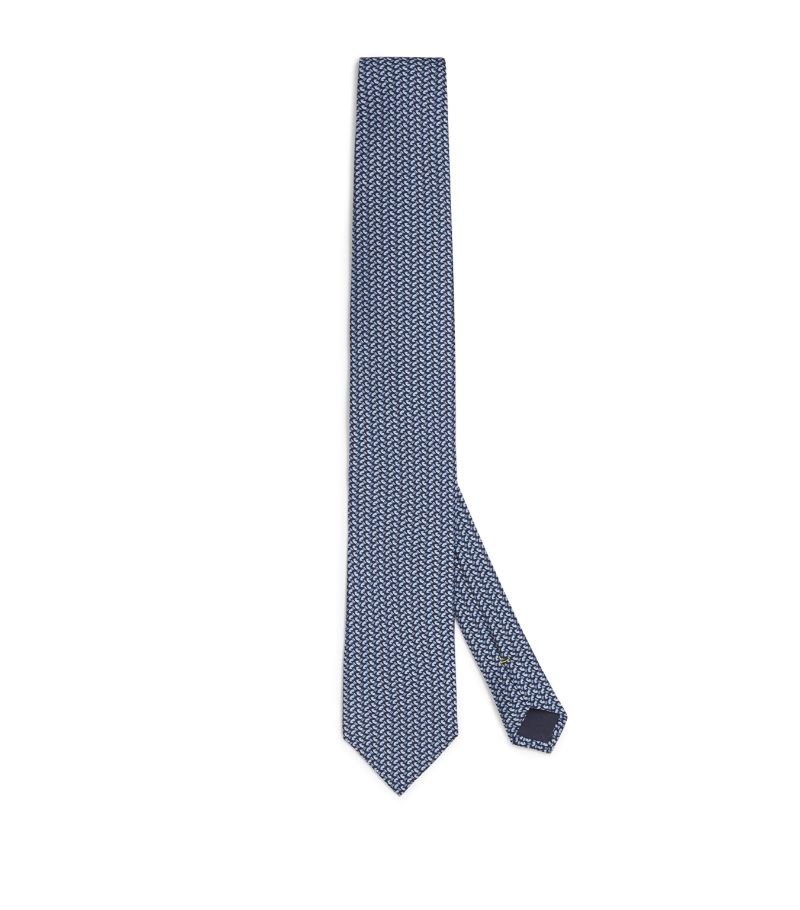 Eton Eton Silk Chess Print Tie