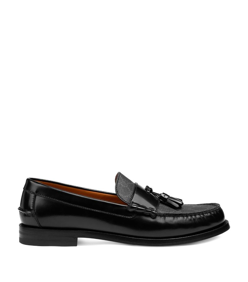 Gucci Gucci Gg Supreme Tassel Loafers