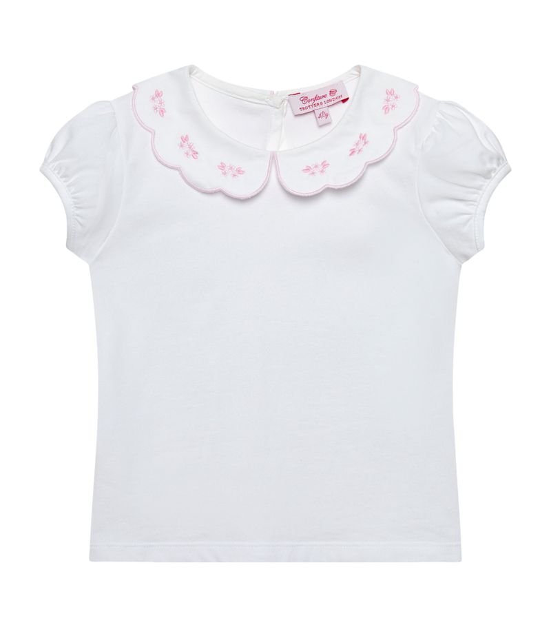 Trotters Trotters Embroidered Petal Ava T-Shirt (6-11 Years)