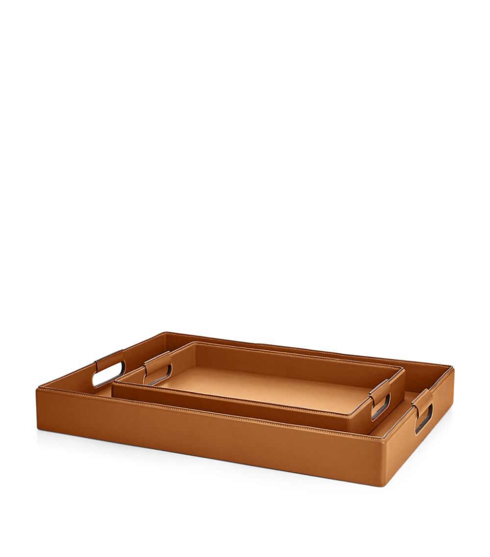 Ralph Lauren Home Ralph Lauren Home Leather Wyatt Tray (50cm x 35cm)