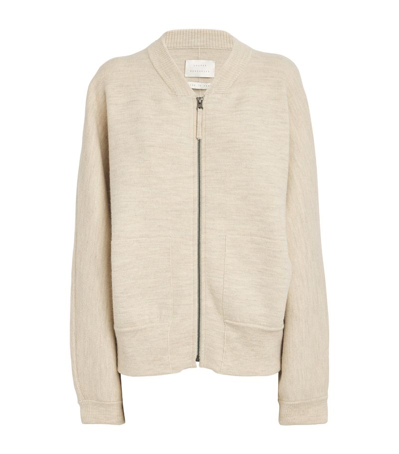 Lauren Manoogian Lauren Manoogian Merino Wool-Alpaca-Pima Cotton Bomber Jacket