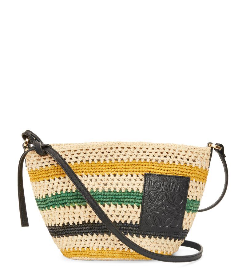 Loewe Loewe X Paula'S Ibiza Raffia Bucket Bag