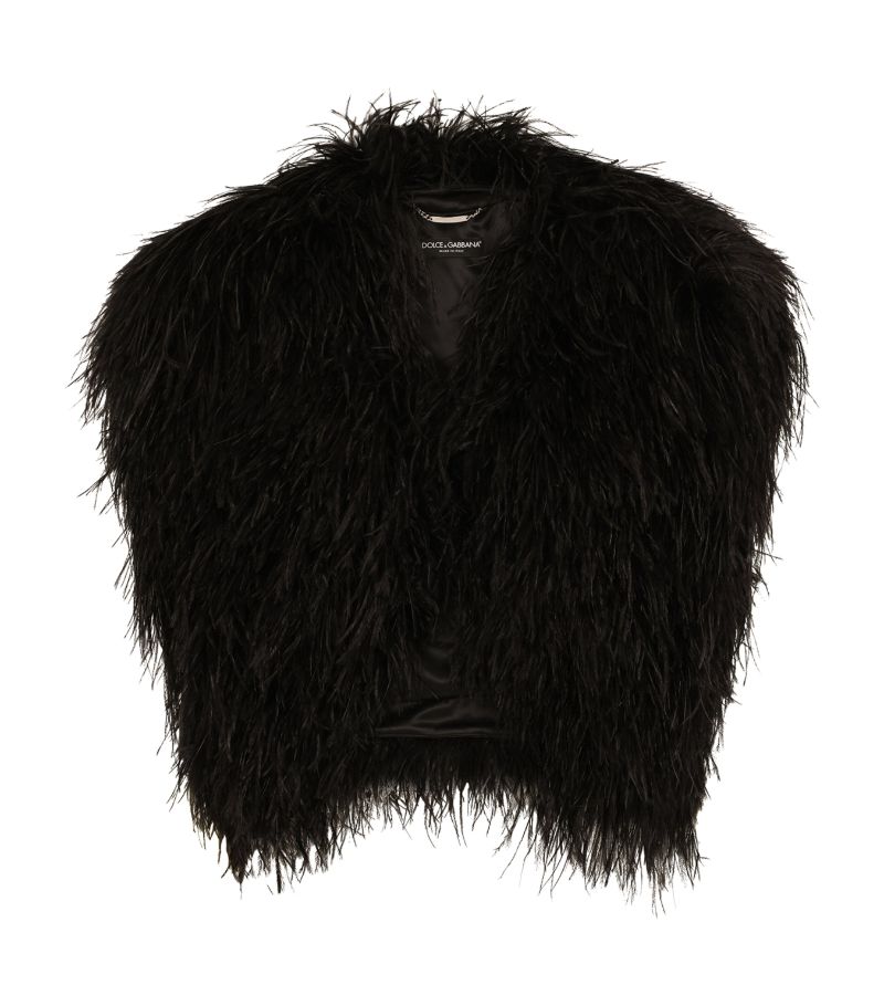 Dolce & Gabbana Dolce & Gabbana Feather Gilet