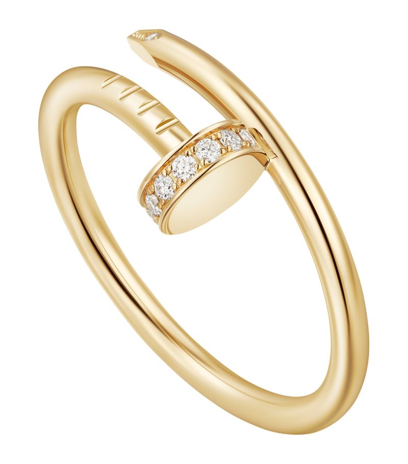 Cartier Cartier Yellow Gold And Diamond Juste Un Clou Ring