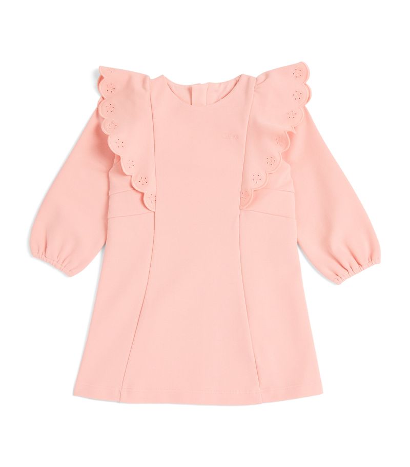 Chloé Kids Chloé Kids Scallop-Trim Dress (24-36 Months)