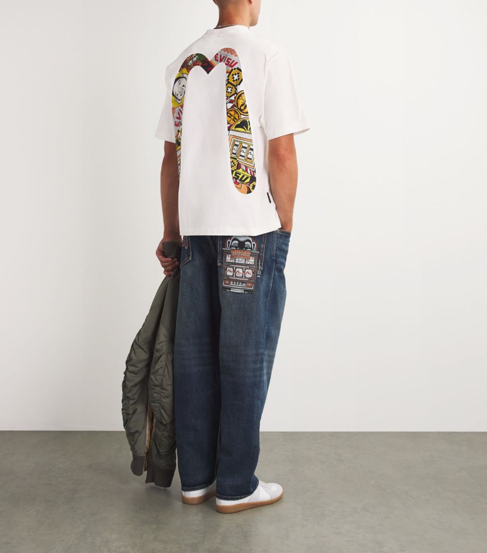 Evisu Evisu Cotton Graphic T-Shirt