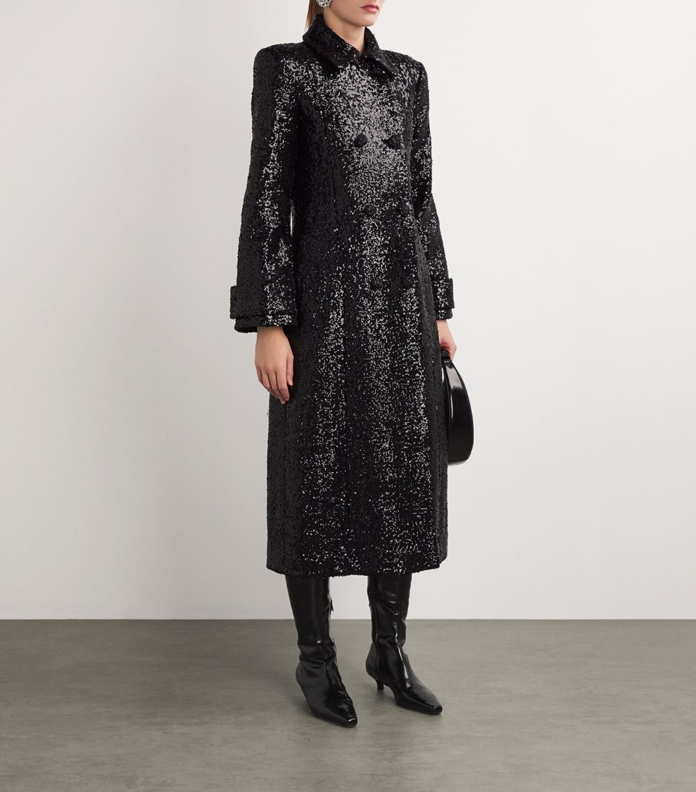 Max & Co. Max & Co. Sequin-Embellished Coat