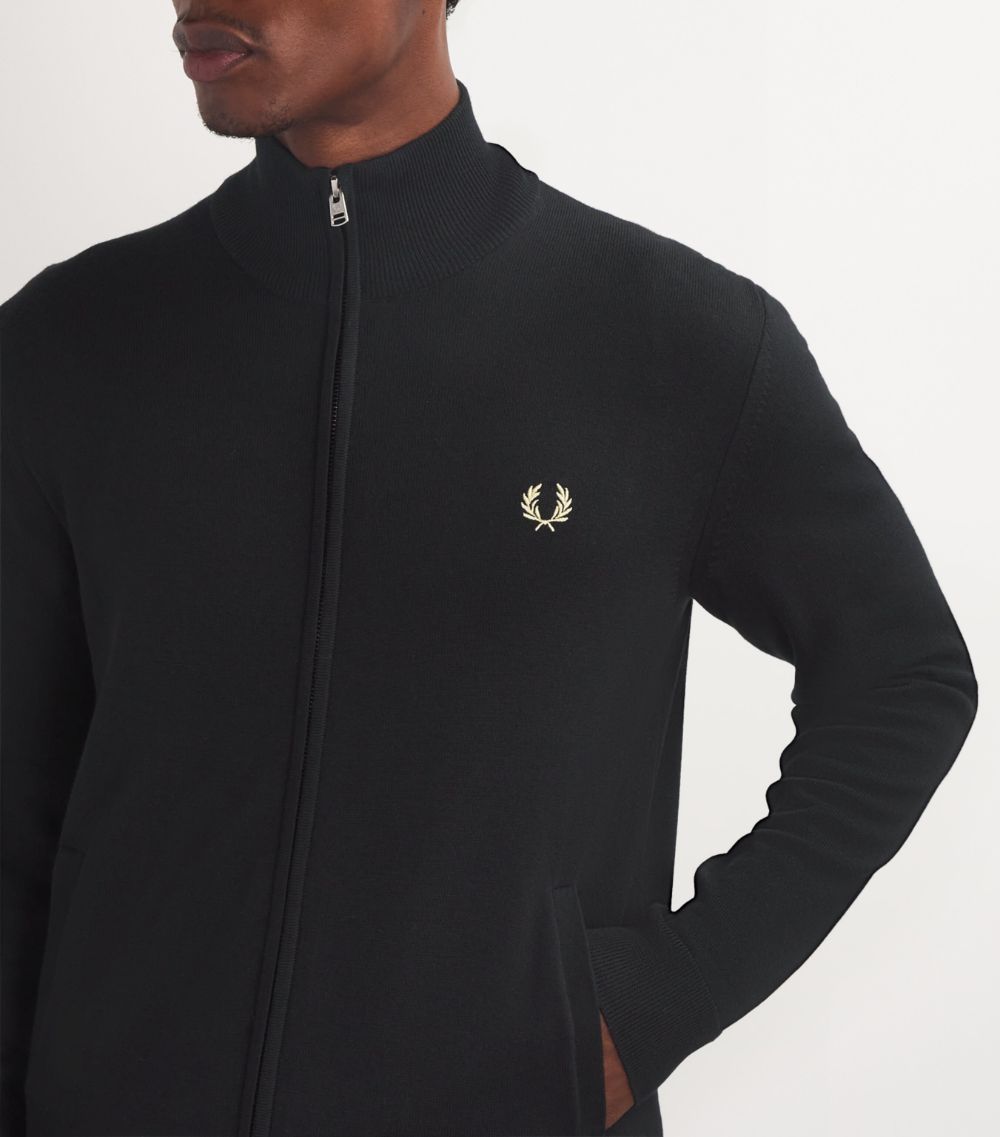 Fred Perry Fred Perry Logo Zip-Up Sweater