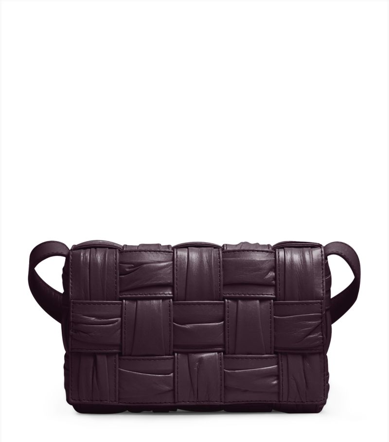 Bottega Veneta Bottega Veneta Leather Plissé Cassette Cross-Body Bag