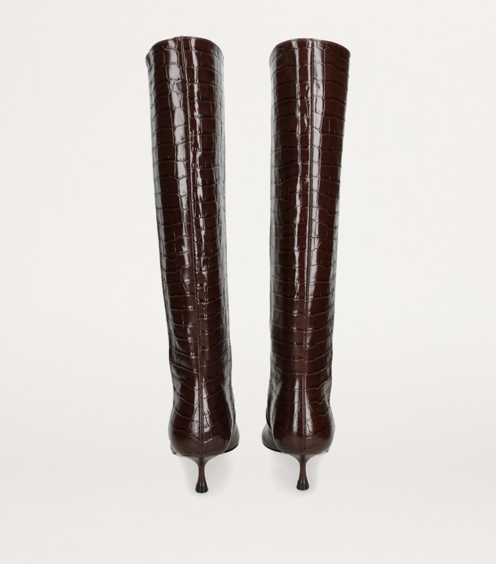 Stuart Weitzman Stuart Weitzman Leather Naomi Knee-High Boots 50