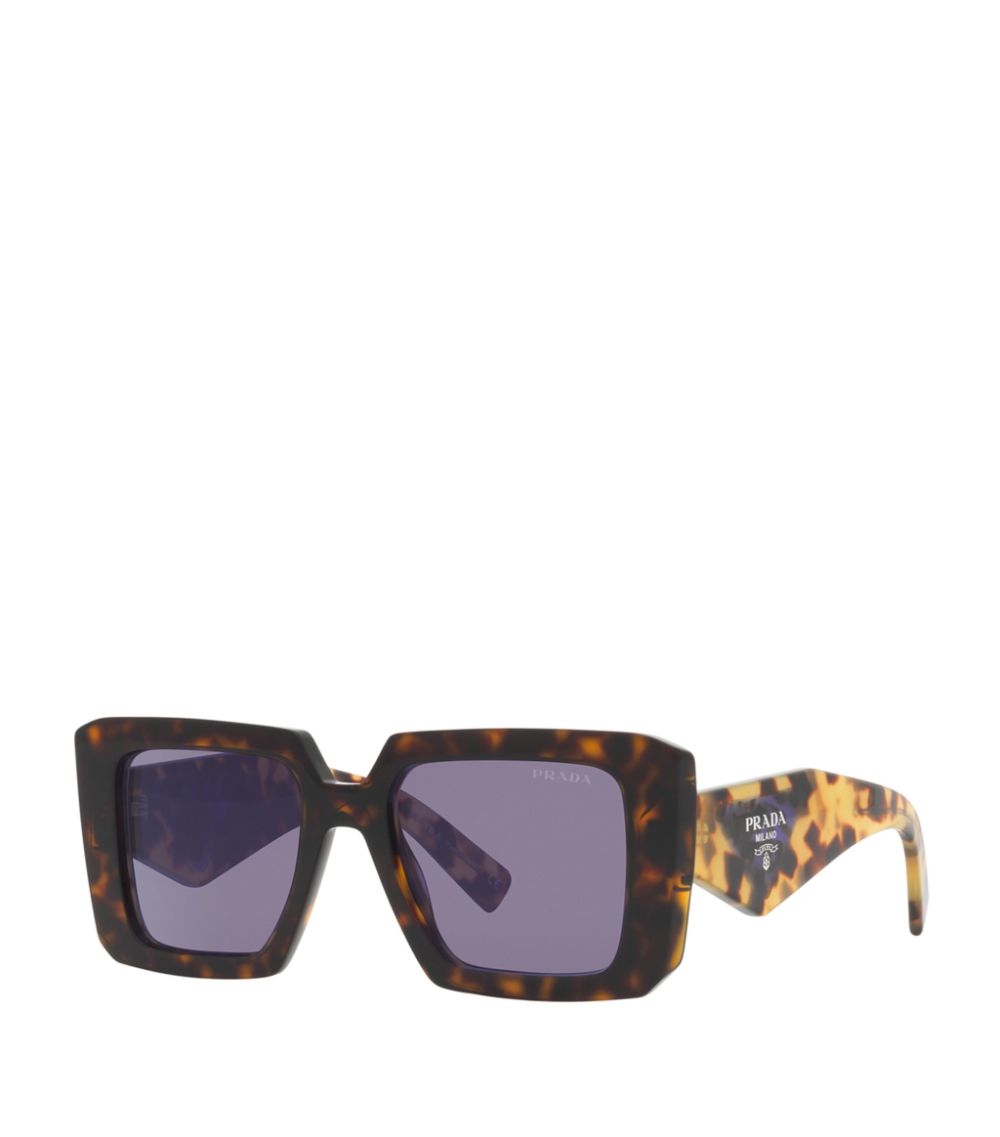 Prada Prada Tortoiseshell Square Sunglasses