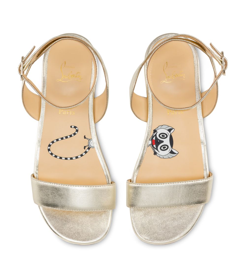 Christian Louboutin Kids Christian Louboutin Kids Melodie Chick Nappa Leather Sandals