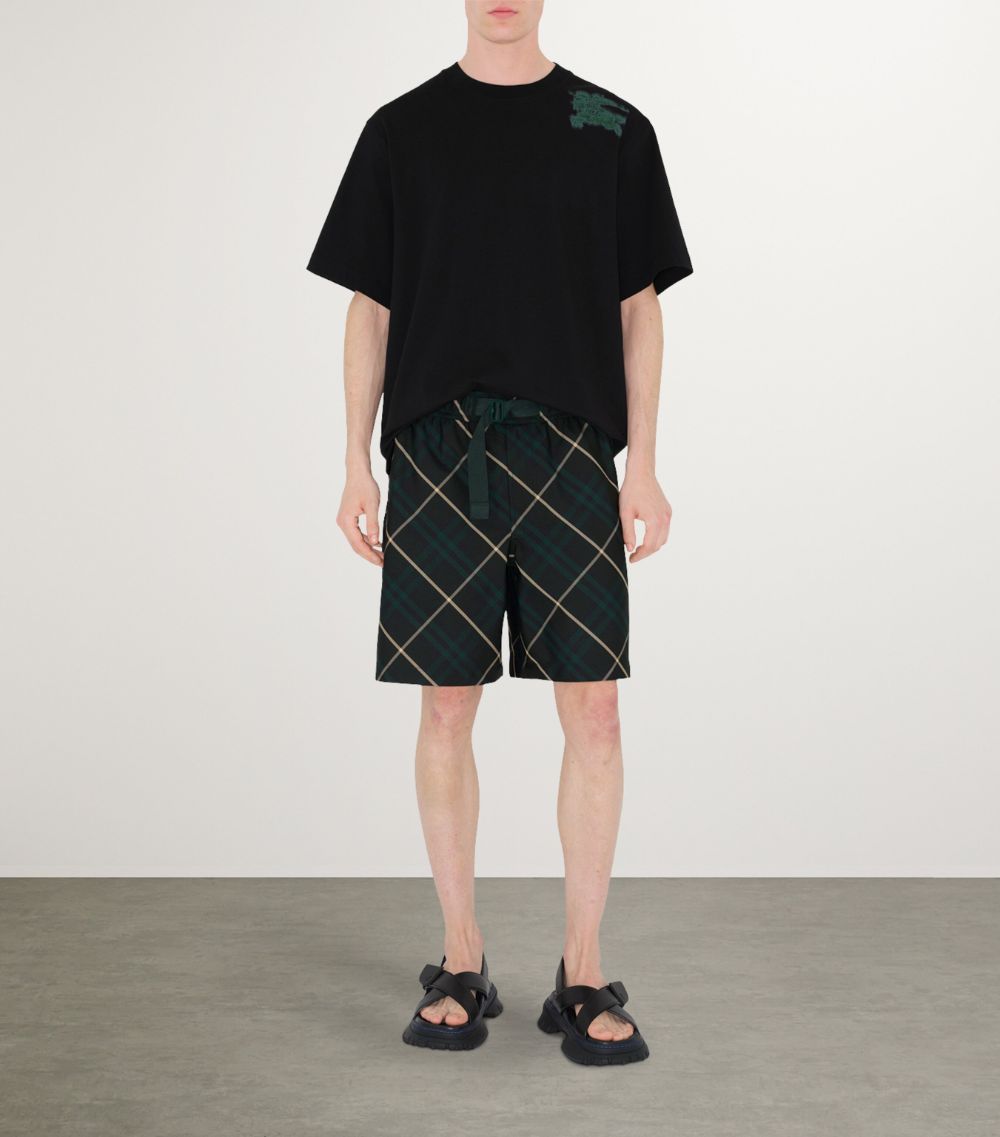 Burberry Burberry Oversized Check Shorts