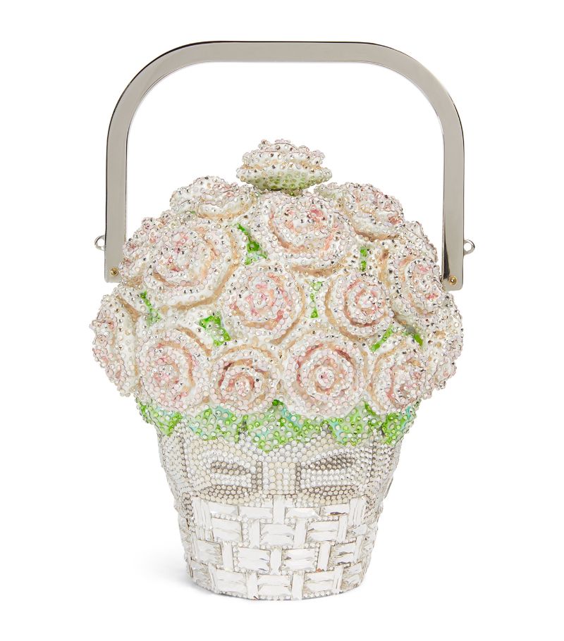 Judith Leiber Judith Leiber Basket Of Roses Top-Handle Bag