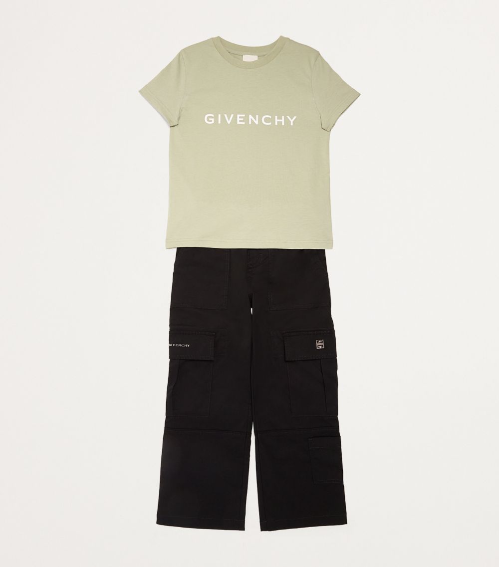 Givenchy Givenchy Kids Stretch-Cotton Logo T-Shirt (4-12+ Years)