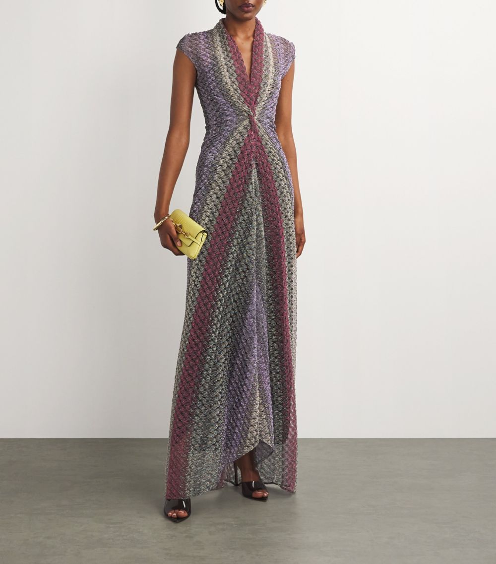 Missoni Missoni Metallic A-Line Maxi Dress