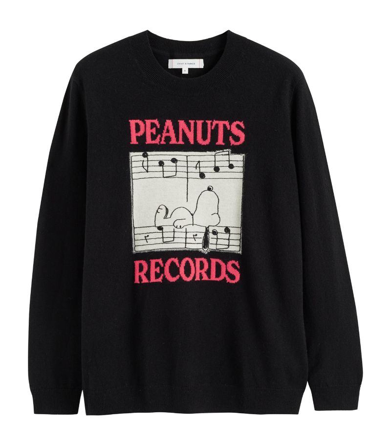 Chinti & Parker Chinti & Parker X Peanuts Snoopy Records Sweatshirt